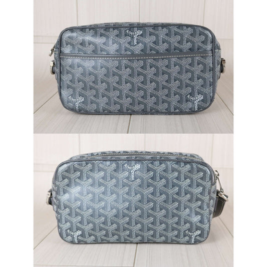 Include Entrupy Certificate of Authenticity｜Very Good ( Rank A) ｜ Goyard Cap Vert Shoulder Bag Grey｜S25112906