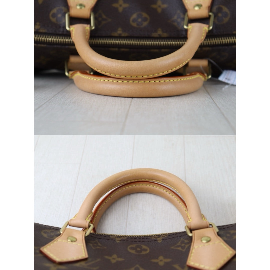 Include Entrupy Certificate of Authenticity｜Very Good ( Rank A) ｜ Louis Vuitton Monogram Speedy 30 Hand Bag ｜S26072511