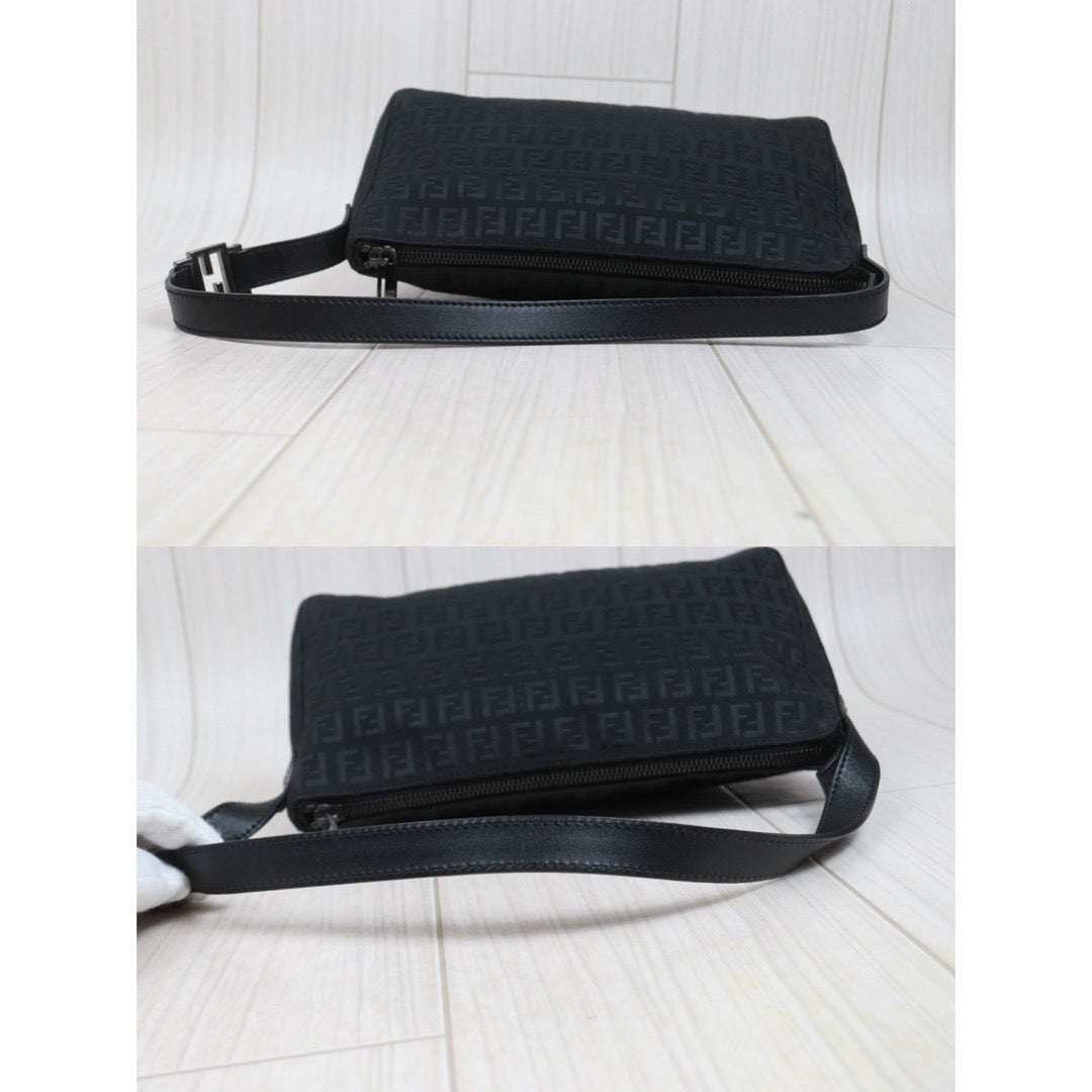 Include Entrupy Certificate of Authenticity｜Good ( Rank AB)｜ FENDI Zucca Mamma Shoulder Bag｜26101902