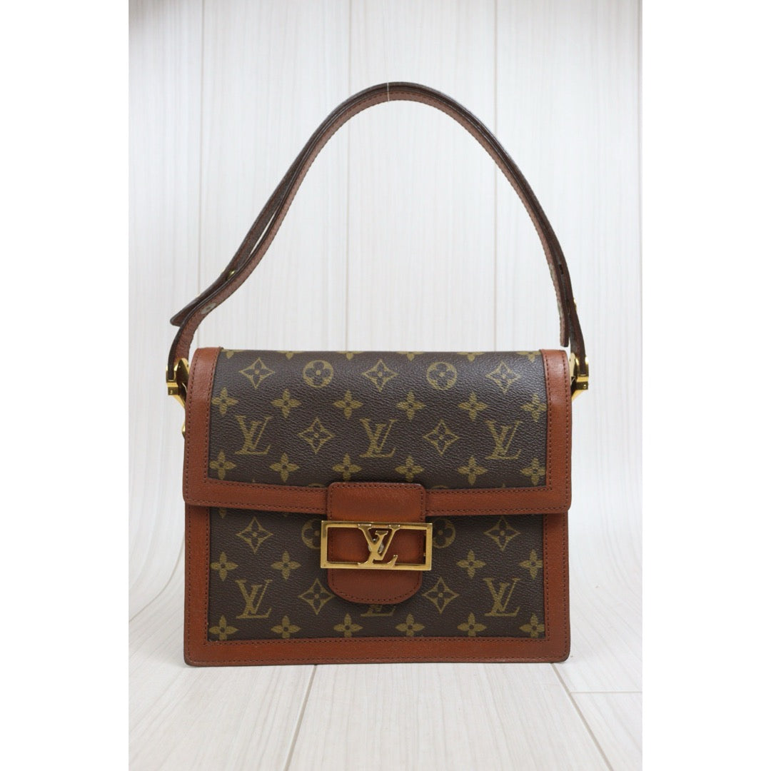 Include Entrupy Certificate of Authenticity｜Good ( Rank AB)｜ Louis Vuitton Monogram Dauphine Vintage Shoulder Bag ｜26090402