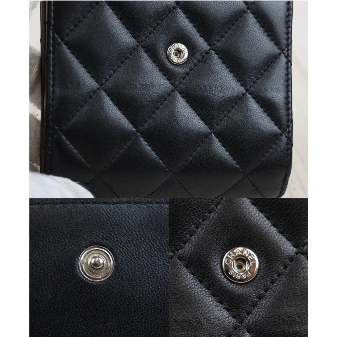 Rank A ｜ CHANEL Lamb Leather Wallet Made in 2016-2017 Year｜23112709