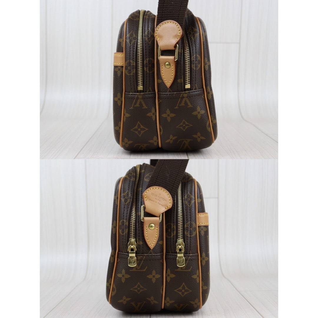 Rank A ｜ LV Monogram Reporter PM Shoulder Bag ｜Q24020711