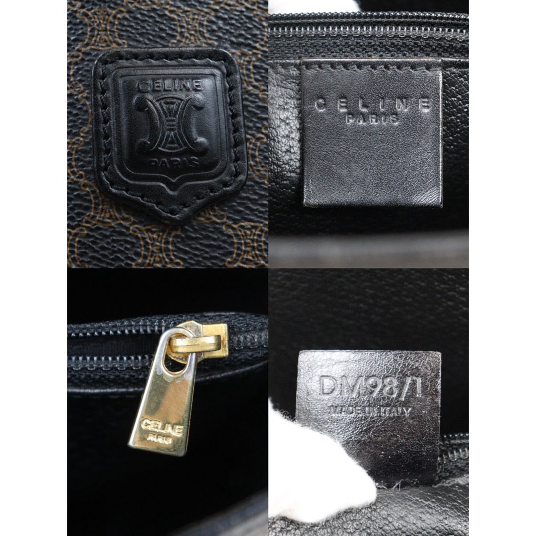 Rank AB ｜ CELINE Black Macadam ToteBag ｜V24061317