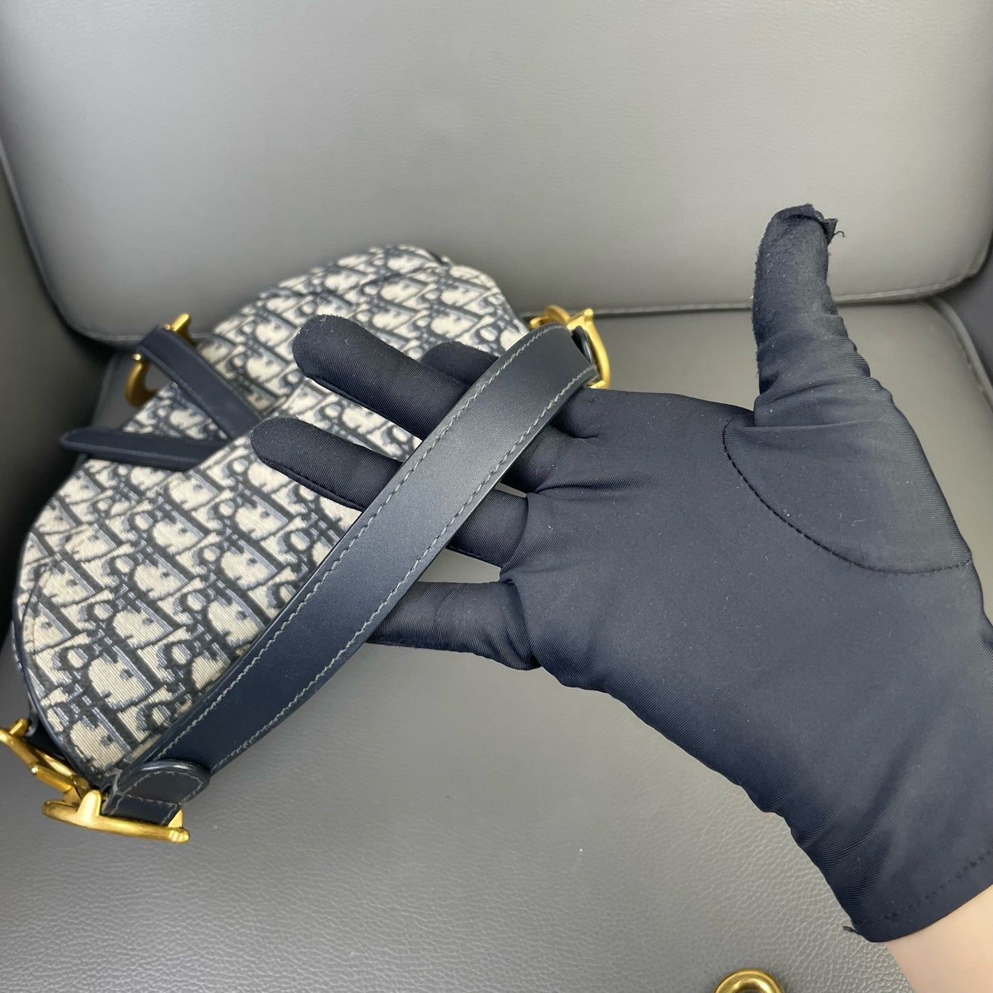 Very Good ( Rank A)｜Dior Trotter Saddle Shoulder Bag Medium