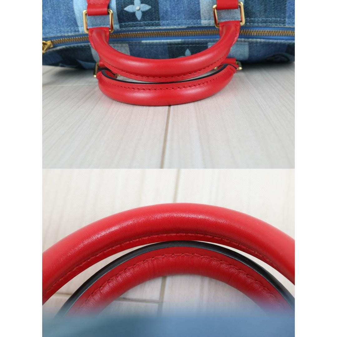 Very Good ( Rank A) ｜ LV Denim Monogram Speedy 30 Hand Bag With Shoulder Strap Limited edition｜B25030106
