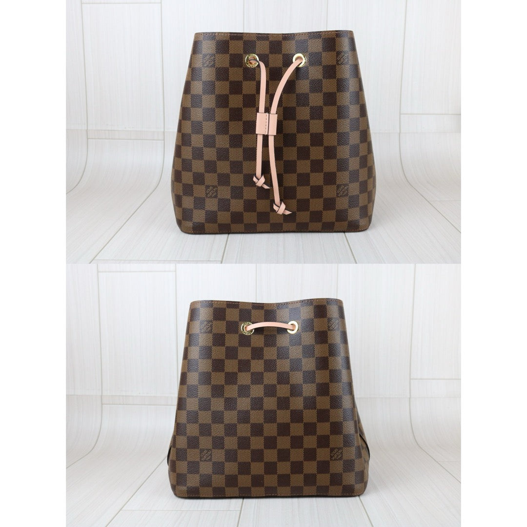 Very Good ( Rank A) ｜ LV Damier Neo Noe Shoulder Bag Pink IC Chips Model｜X25051603