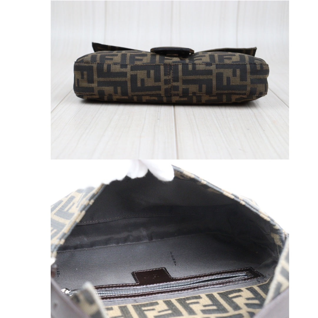 Rank AB｜ FENDI Zucca Mamma Baguette Shoulder Bag ｜23110801