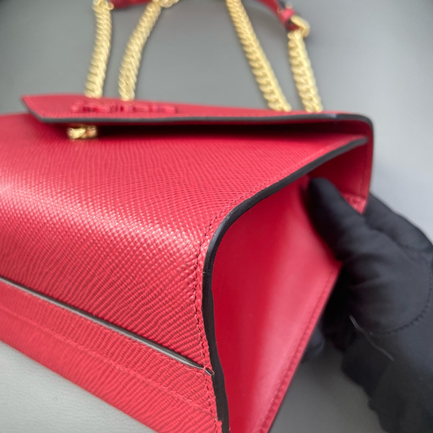 First installment 1/3｜ PRADA Shoulder Bag Red