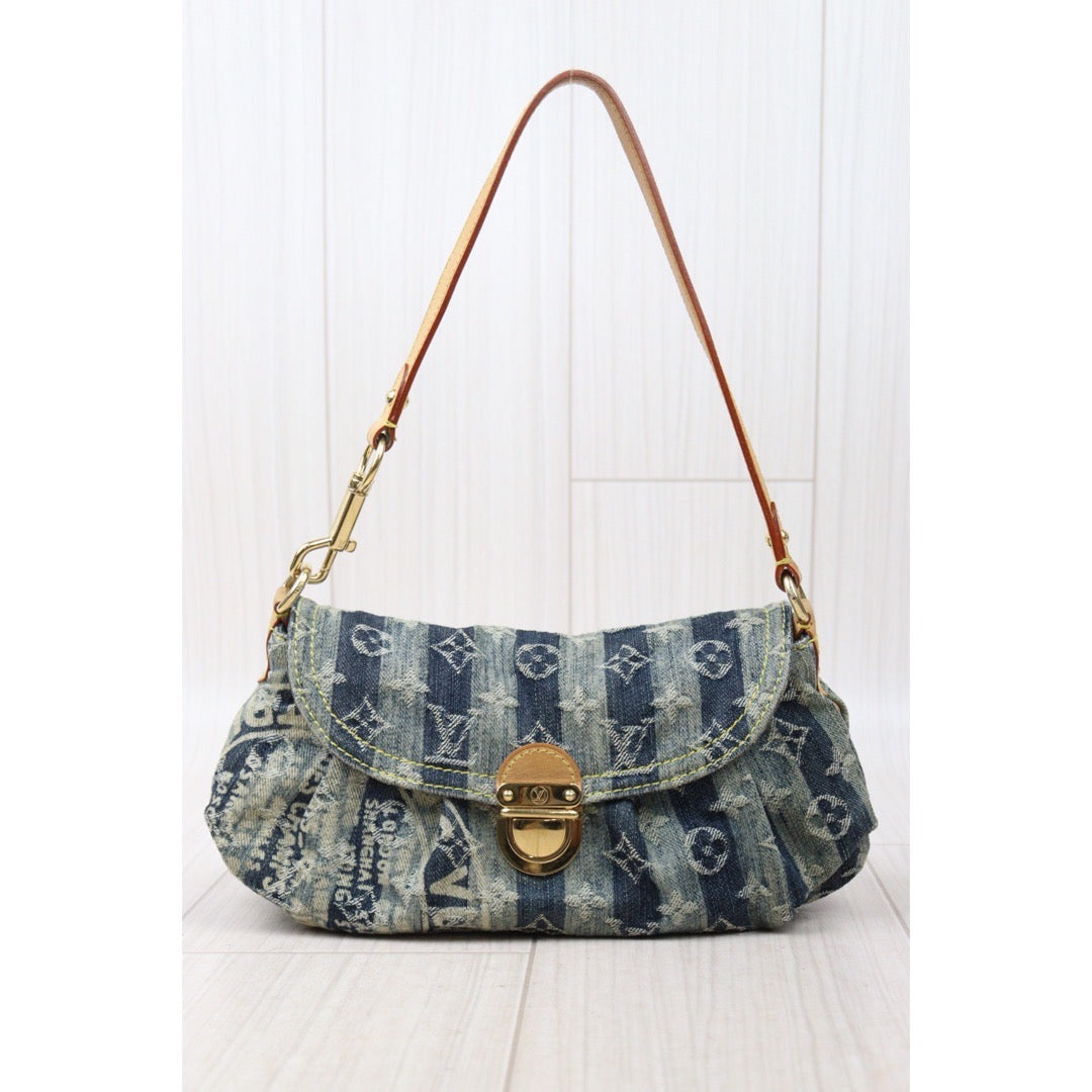 Rank AB ｜  LV Monogram Denim  Shoulder Bag  ｜S24052214