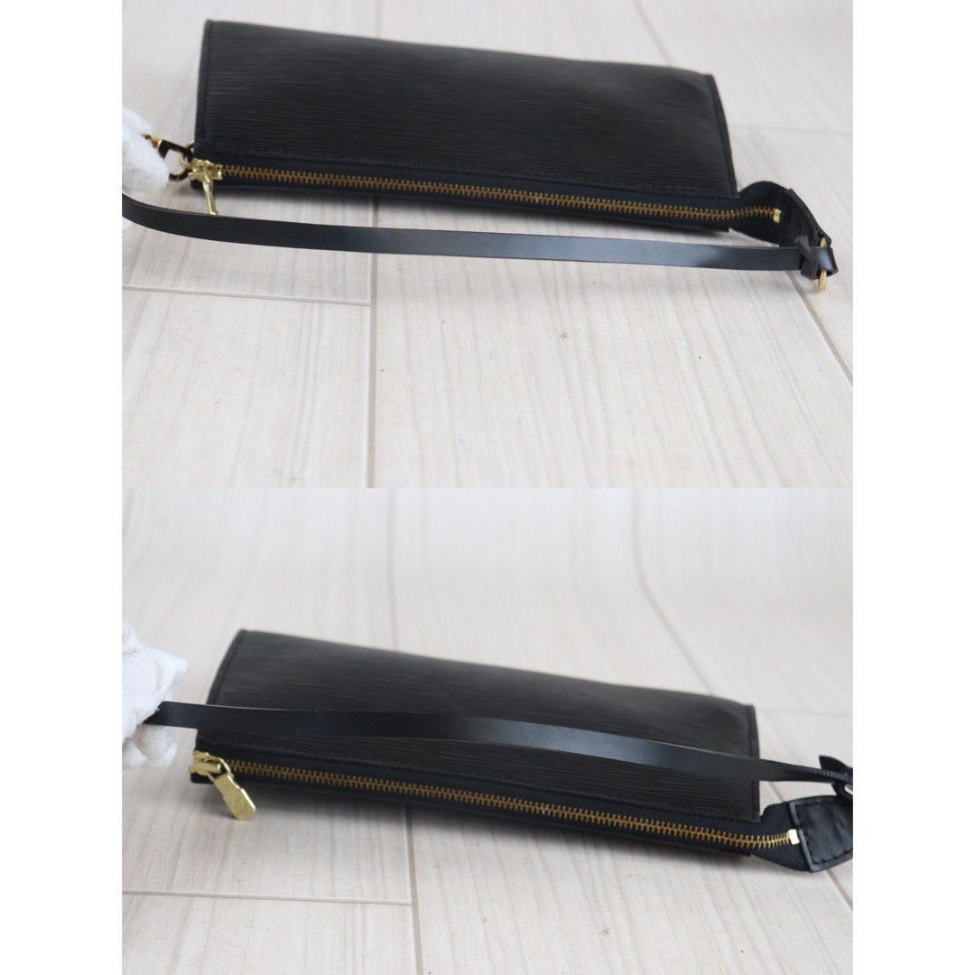 Rank A ｜LV Epi Pochette Accessoir Handbag Black｜23090908