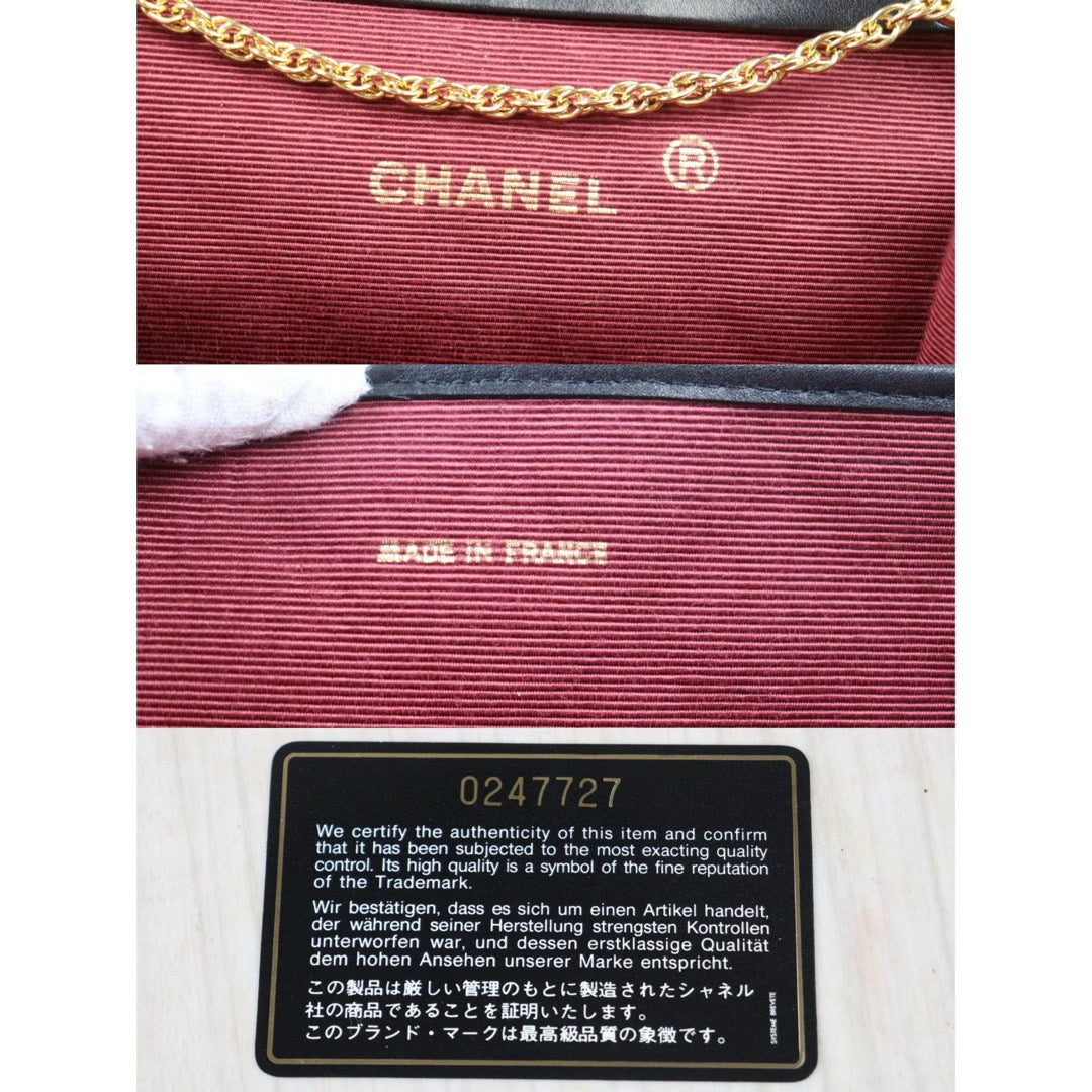 Rank AB｜ CHANEL Mini Coco Mark Matrasse Lambskin Chain Shoulder Bag Made In 1986～1988Year｜24071904