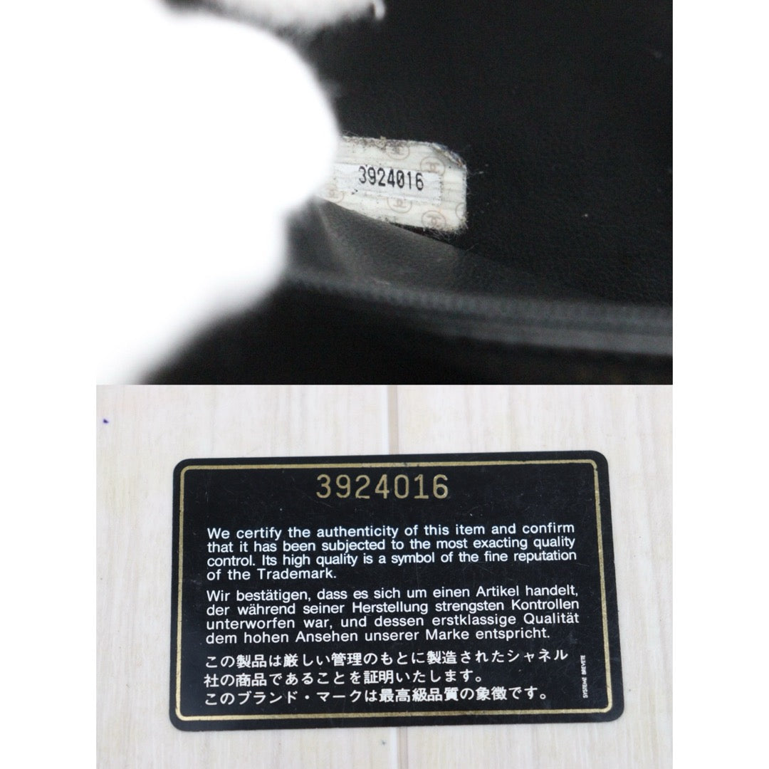 Include Entrupy Certificate of Authenticity｜Good ( Rank AB)｜ CHANEL Caviar Skin Vanity Case  Black Made In 1994-1996 Year｜26062901