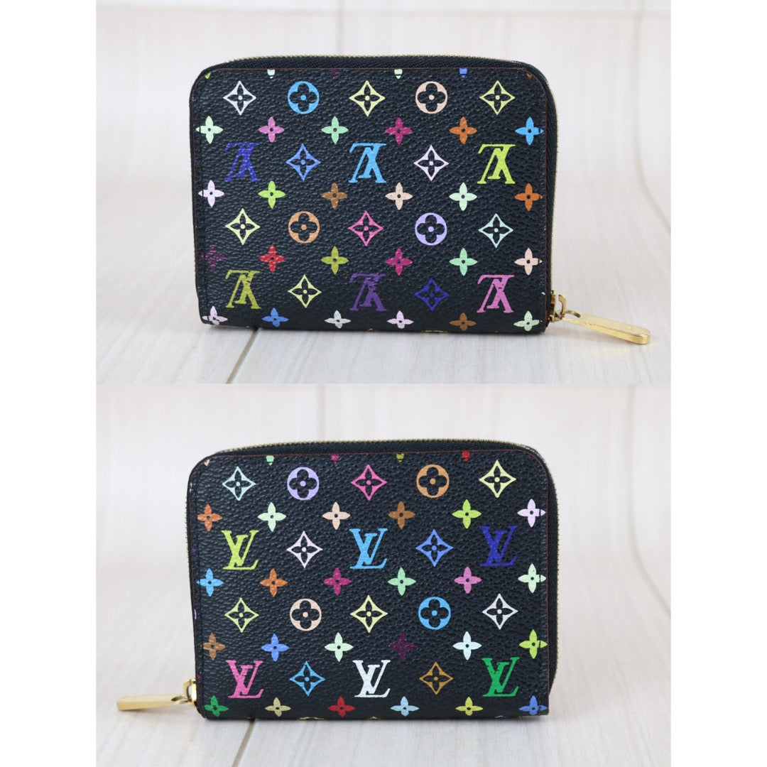 Include Entrupy Certificate of Authenticity｜Good ( Rank AB)｜ Louis Vuitton Monogram Multicolor Zippy Coin Wallet ｜X26100717