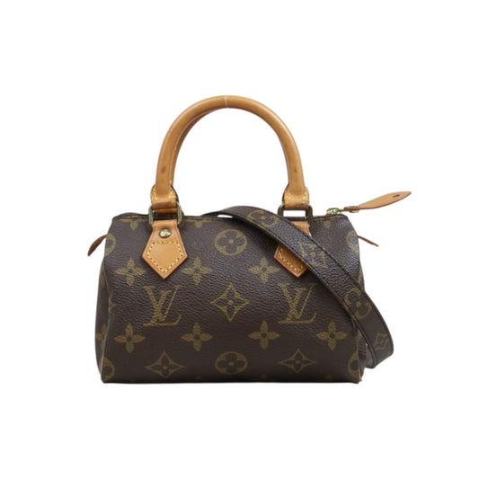 Include Entrupy Certificate of Authenticity｜Good ( Rank AB)｜ Louis Vuitton Monogram Mini Speedy Hand Bag  With Shoulder Strap｜26042808