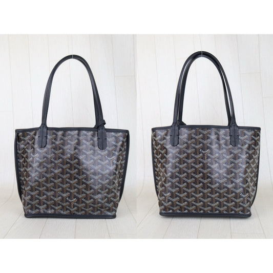 Include Entrupy Certificate of Authenticity｜Excellent（Rank SA）｜ Goyard Anjou Mini Tote Bag Black｜S25110308