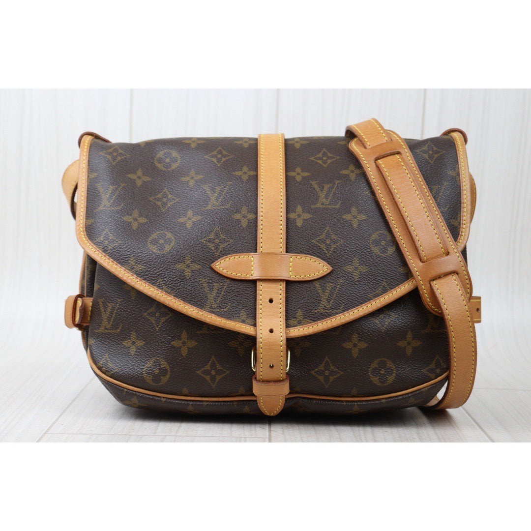 Rank AB ｜ LV Monogram Saumur 30 Shoulder Bag｜24070103
