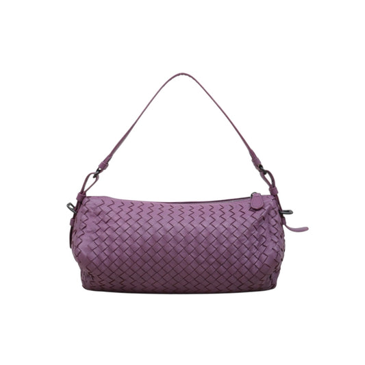 Very Good ( Rank A)｜ Bottega Veneta Lamb Skin  Braid Shoulder Bag Purple｜P25051604