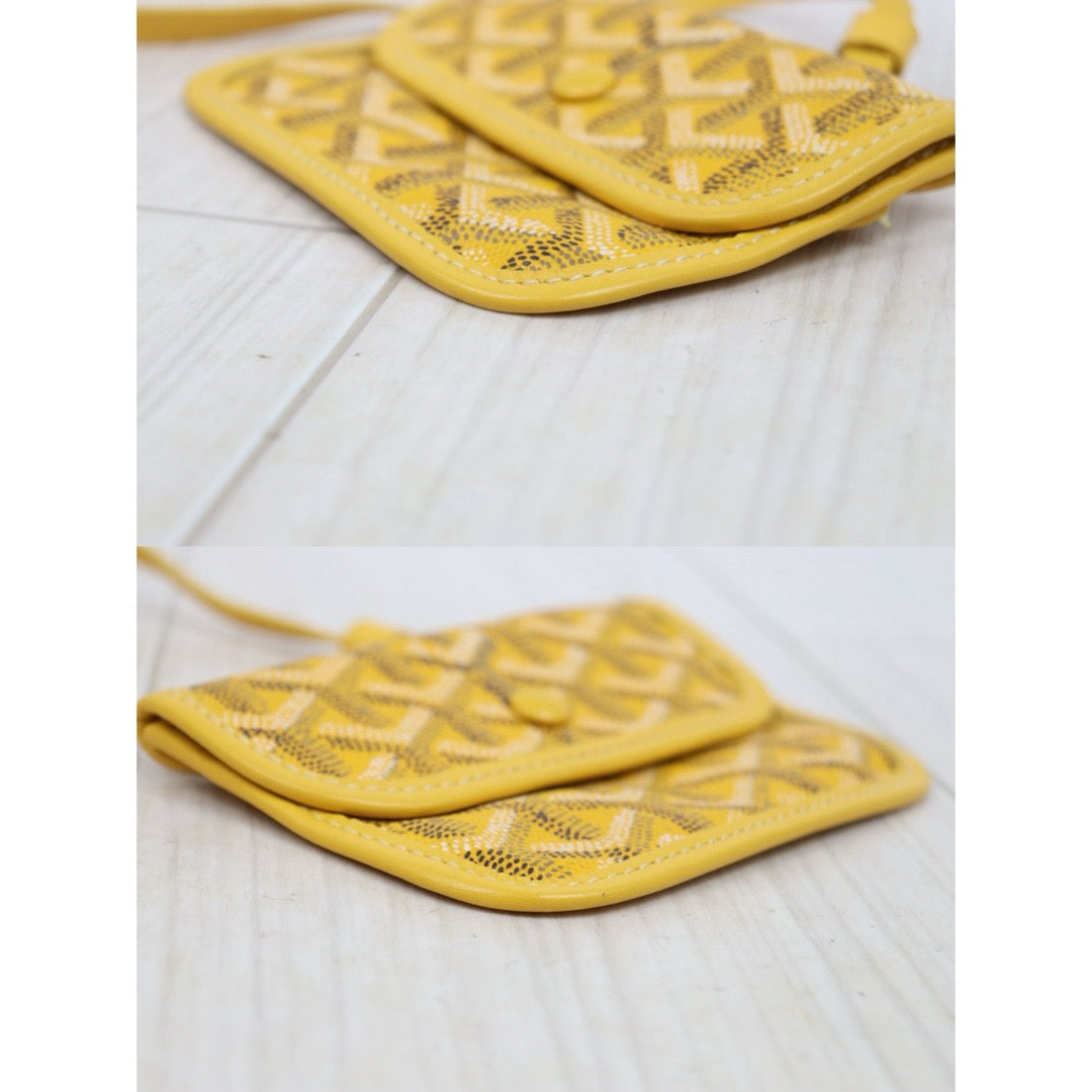 Good ( Rank AB) ｜ Goyard Anjou Vintage Mini Tote Bag Yellow Made In 2005Year｜Y25110423