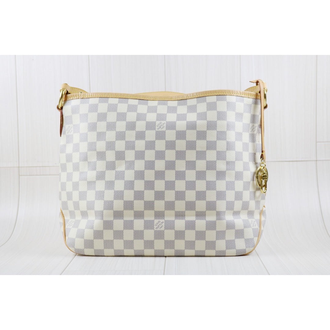 Good ( Rank AB)｜LV Damier Azur Delightful PM Shoulder Bag｜S24032501