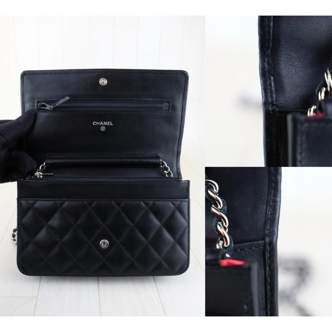 Very Good ( Rank A) ｜ CHANEL Cambon Line Chain Shoulder Bag Black  Made In 2013-2014 Year｜S24121011