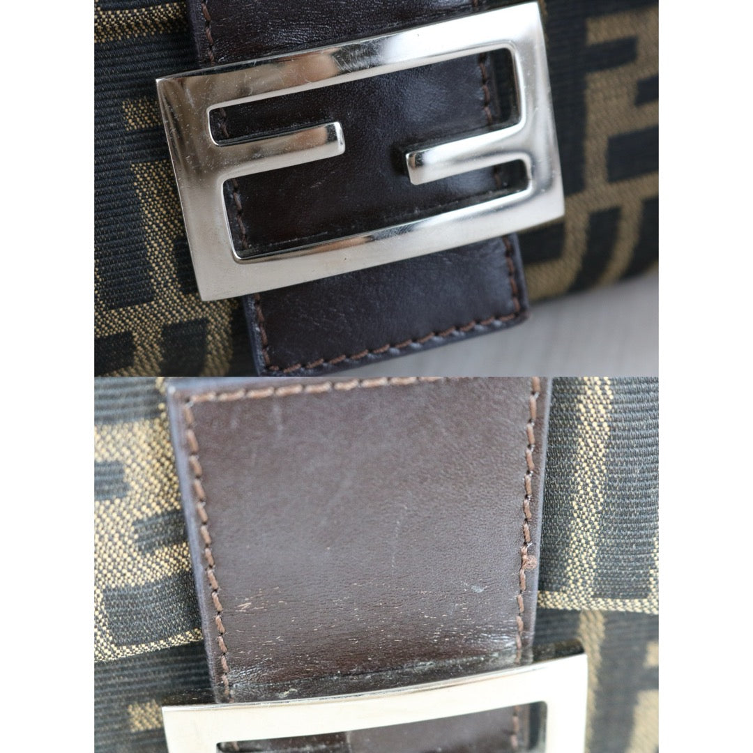 Good ( Rank AB)｜ FENDI Zucca Mamma Baguette Shoulder Bag｜W25110605
