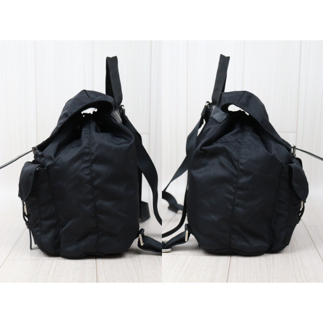 Rank AB｜Prada Nylon Backpack Medium Black｜V24051501