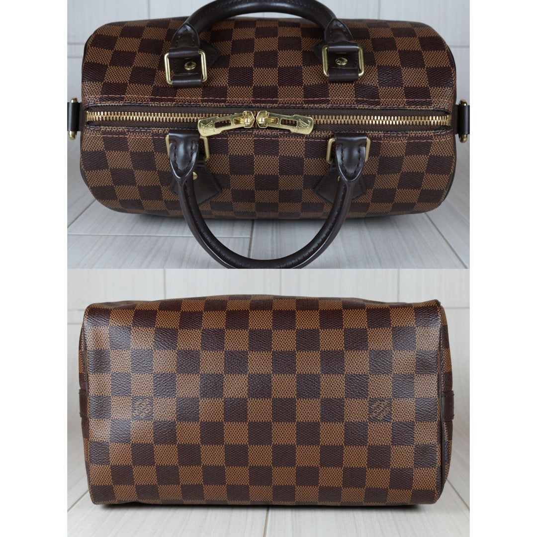 Rank A｜ LV Damier Speedy 25 Hand Bag With Shoulder Strap｜S24052403
