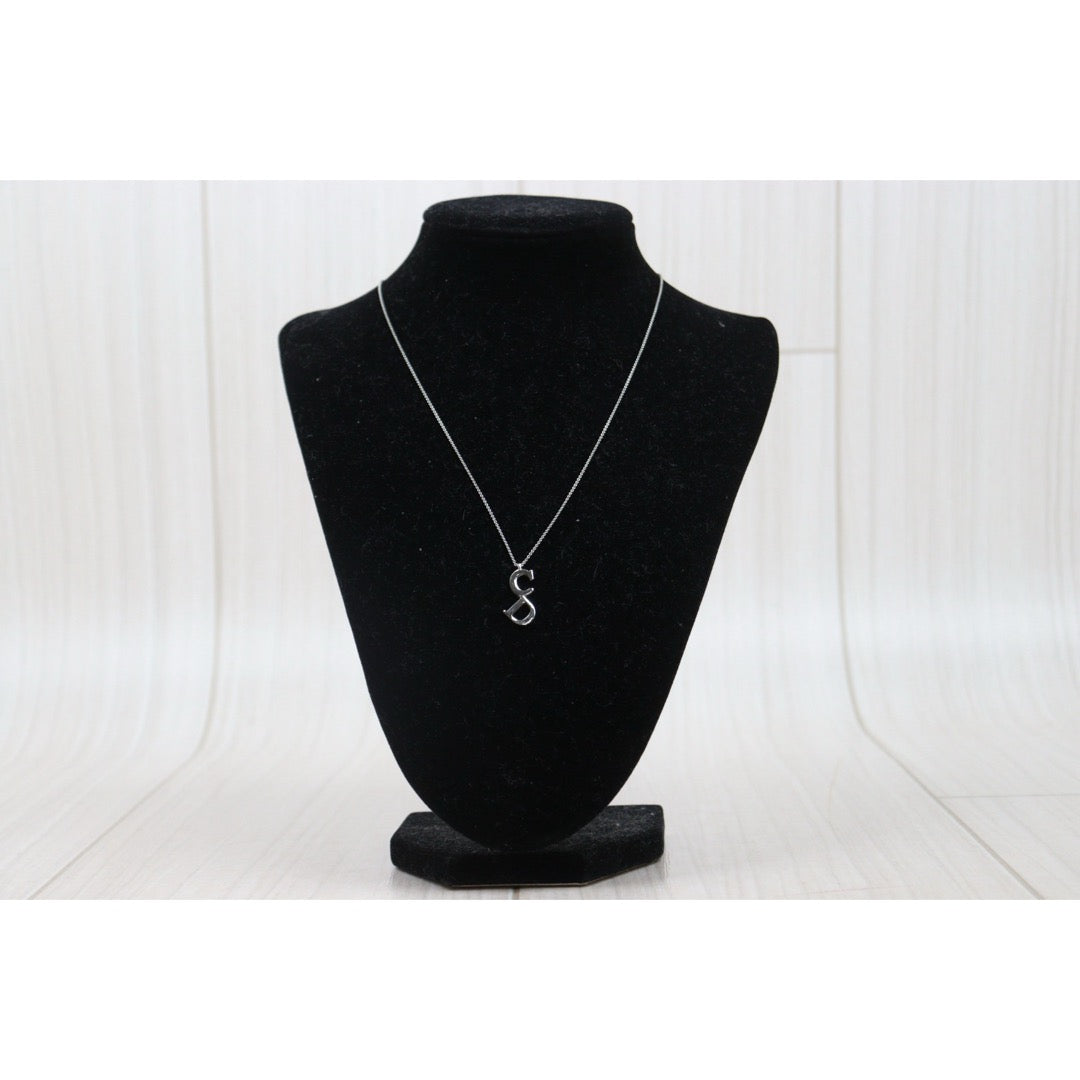 Very Good ( Rank A) ｜ Dior Vintage CD Necklace Silver ｜V25061908