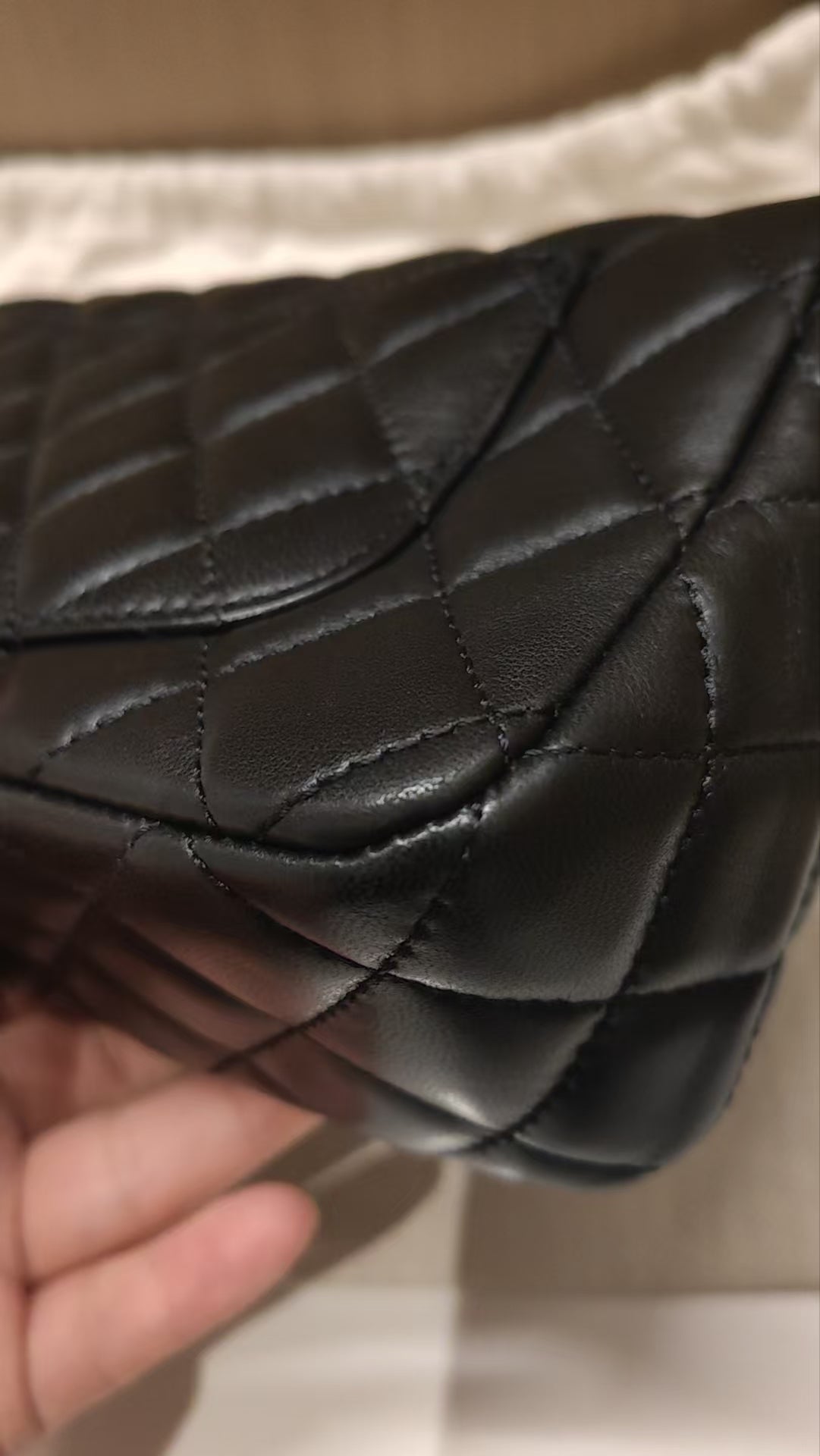 CHANEL Matrasse Single Flap 20 Shoulder Bag ladybug