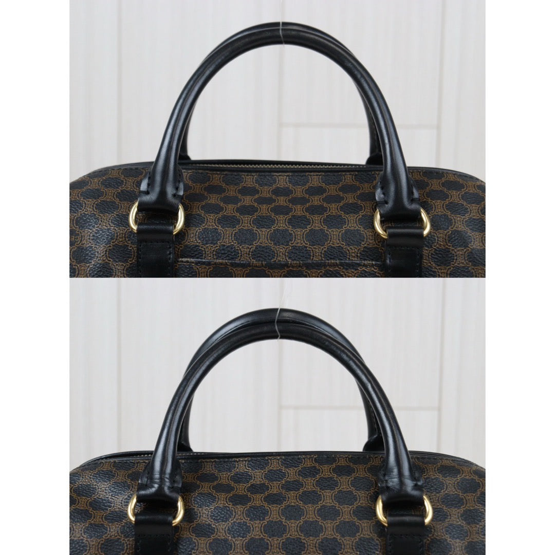 Rank A ｜ CELINE Macadam Black Poston 25 Bag  ｜V23121432