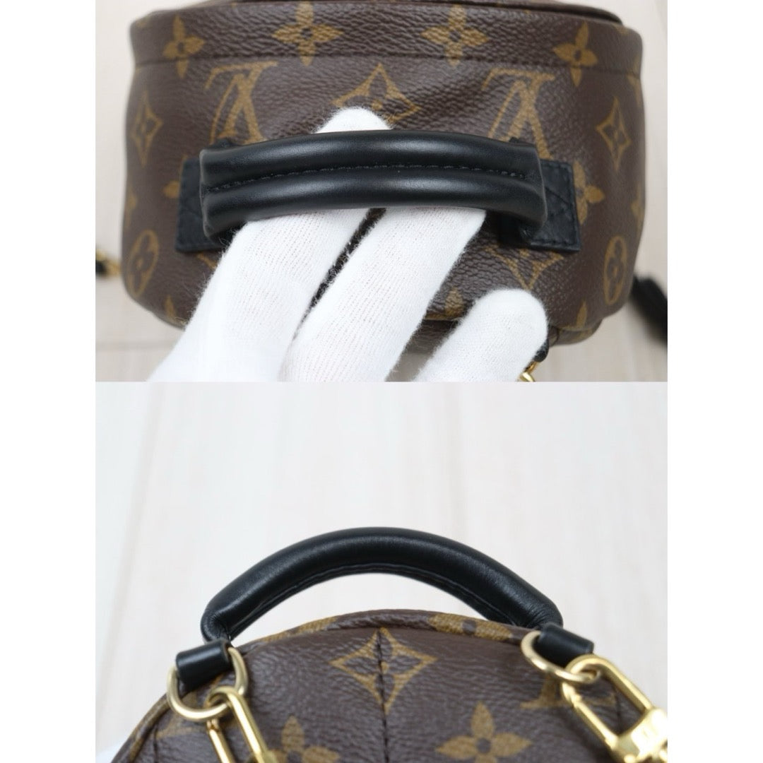 Very Good ( Rank A) ｜  LV Monogram Coated Canvas Mini Palm Springs Backpack｜S24121803