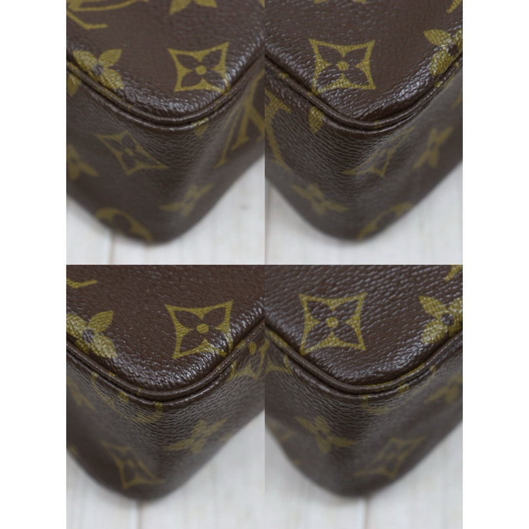 Include Entrupy Certificate of Authenticity｜Good ( Rank AB)｜ Louis Vuitton Truth Toilet 18 Monogram Makeup Pouch｜26050802