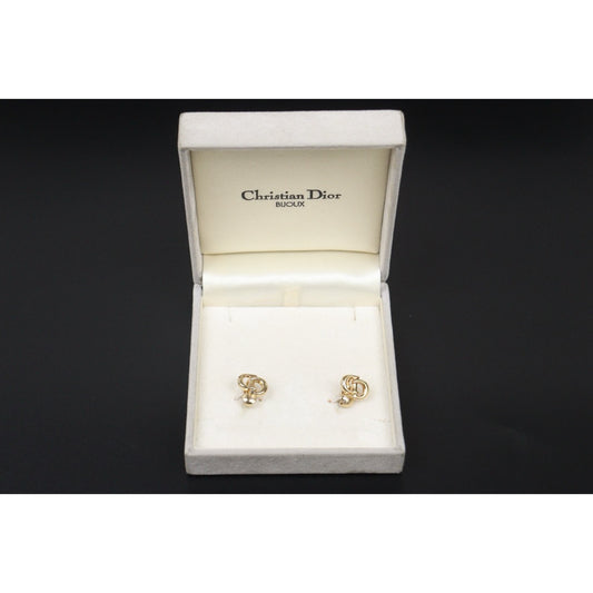 Very Good ( Rank A)  ｜ Dior CD Earring Gold Plated｜25061221