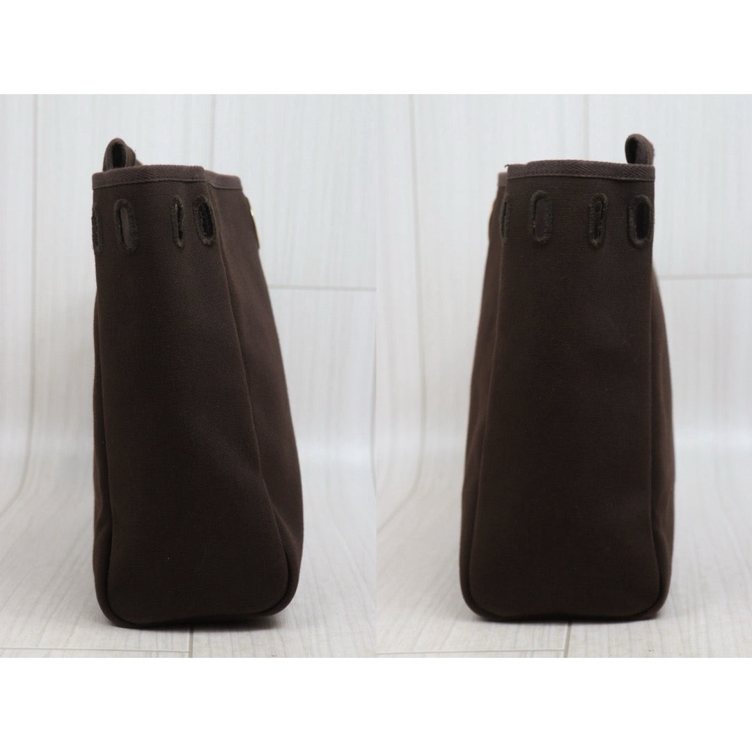 Include Entrupy Certificate of Authenticity｜Good ( Rank AB)｜ HERMES Vibrato and Leather Herbag PM □F Shoulder Bag  Made In 2002Year｜26051310