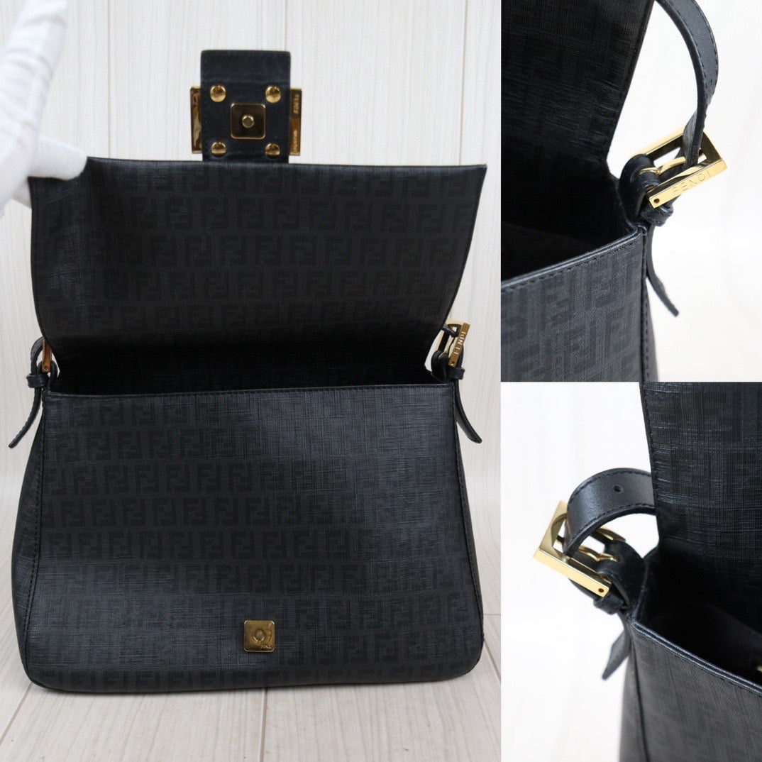 Rank A｜ FENDI Zucca Mamma Baguette Shoulder Bag ｜23121607