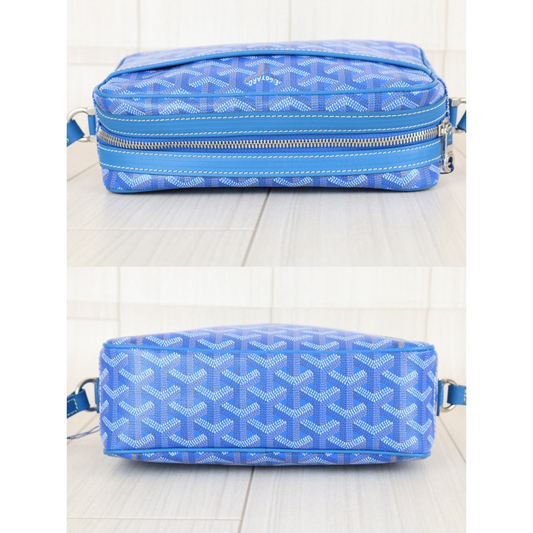 Very Good ( Rank A) ｜ Goyard Cap Vert Shoulder Bag Blue｜X25120603