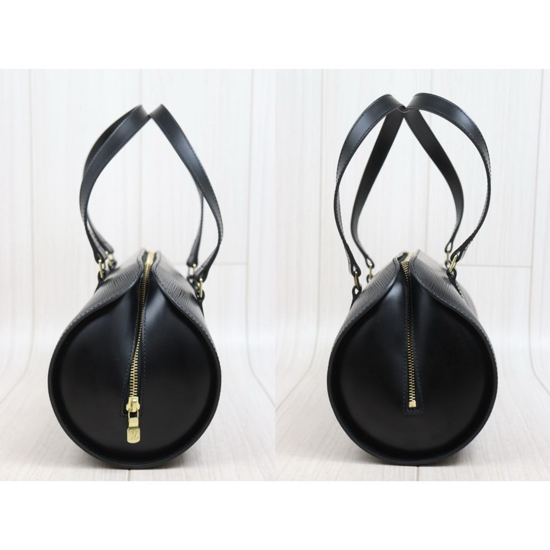 Include Entrupy Certificate of Authenticity｜Very Good ( Rank A)｜ Louis Vuitton Epi Soufflot Handbag Black｜26042814