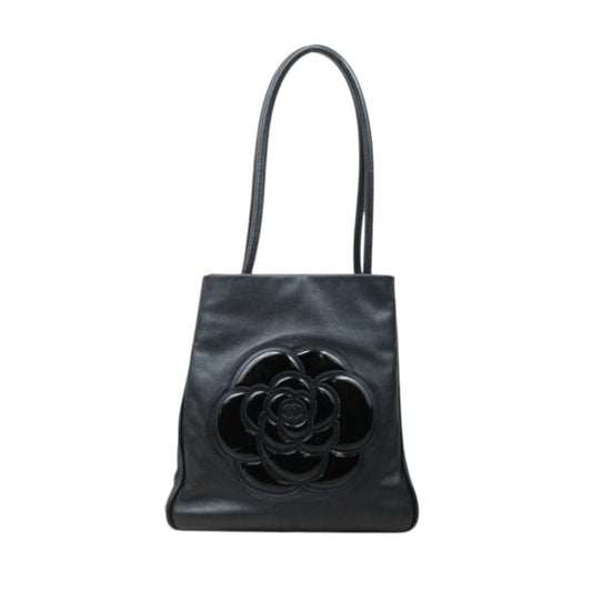 Good ( Rank AB) ｜ CHANEL Camellia Lamb Skin ToteBag  Made In 2003～2004 Year ｜24121921