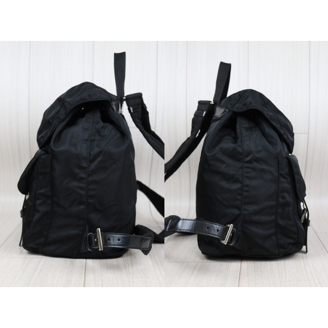 Rank A｜Prada Nylon Backpack Medium Black｜23121204