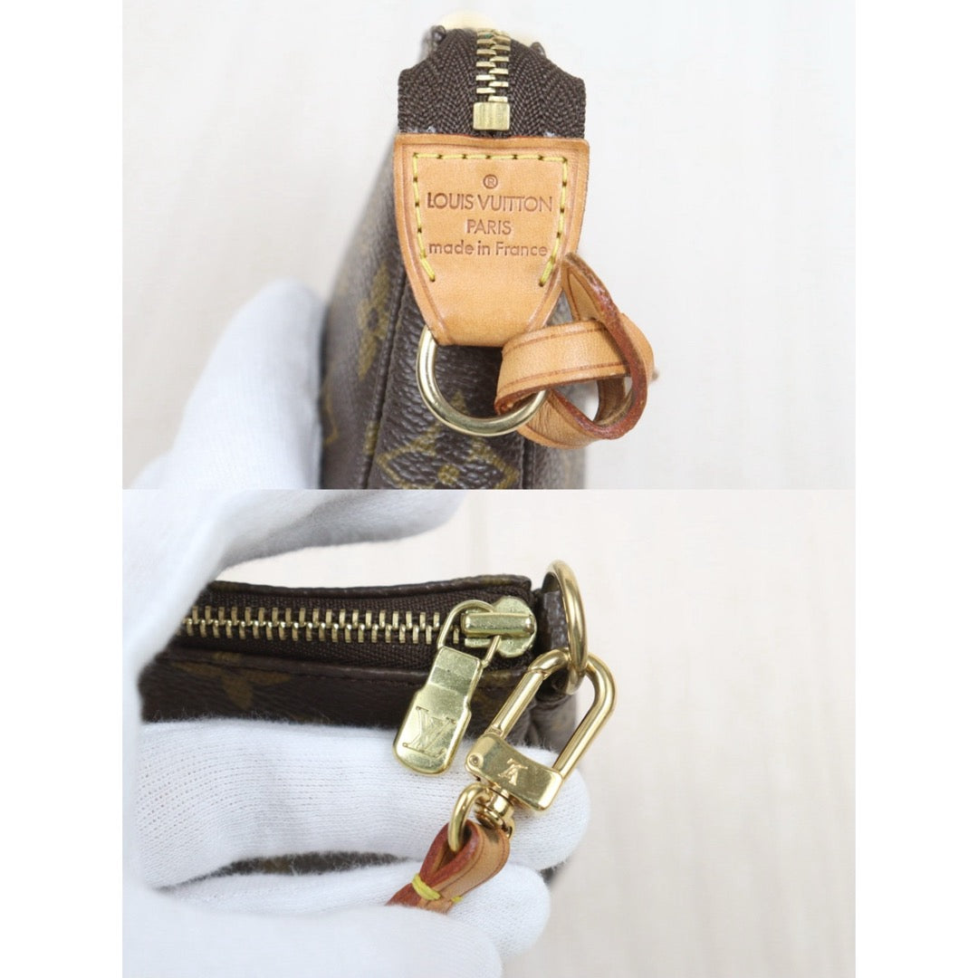 Include Entrupy Certificate of Authenticity｜Good ( Rank AB) ｜ Louis Vuitton Monogram Pochette Accessoire｜26090802