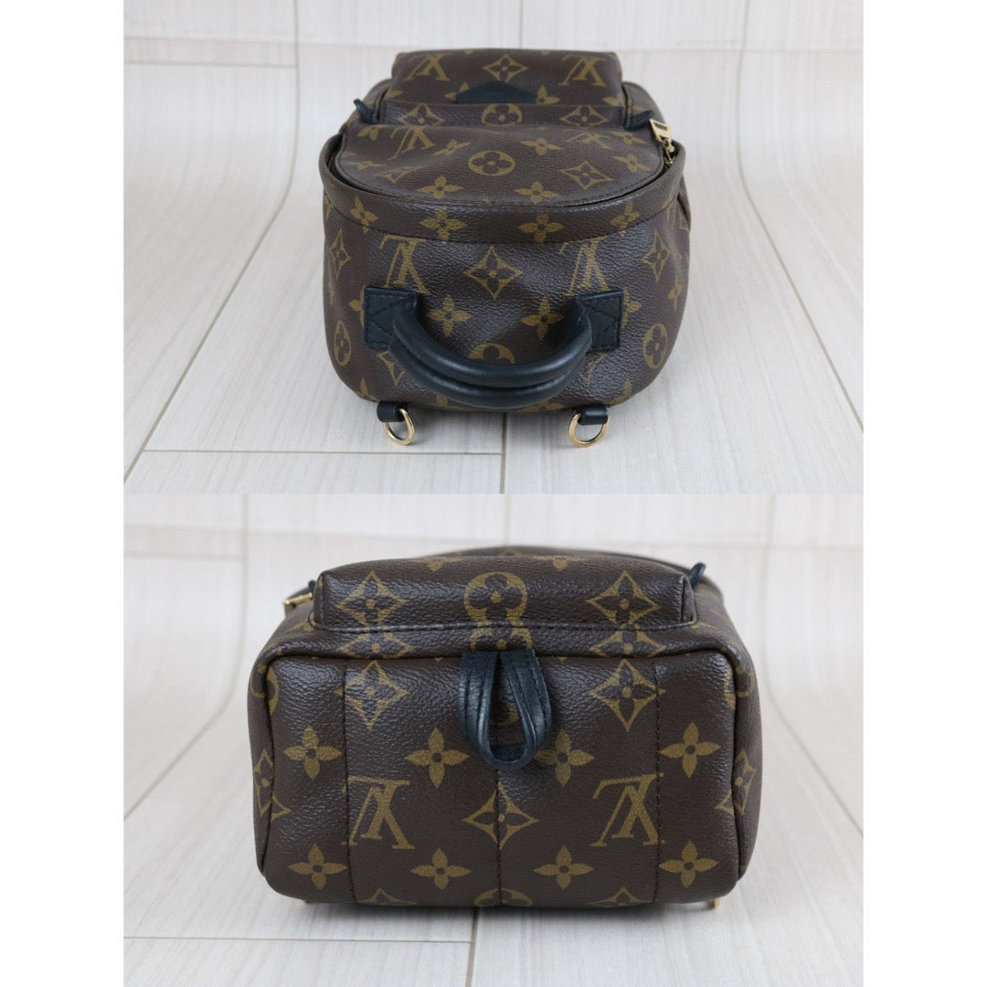 Include Entrupy Certificate of Authenticity｜Good ( Rank AB)｜  Louis Vuitton Monogram Coated Canvas Mini Palm Springs Backpack｜X26052602
