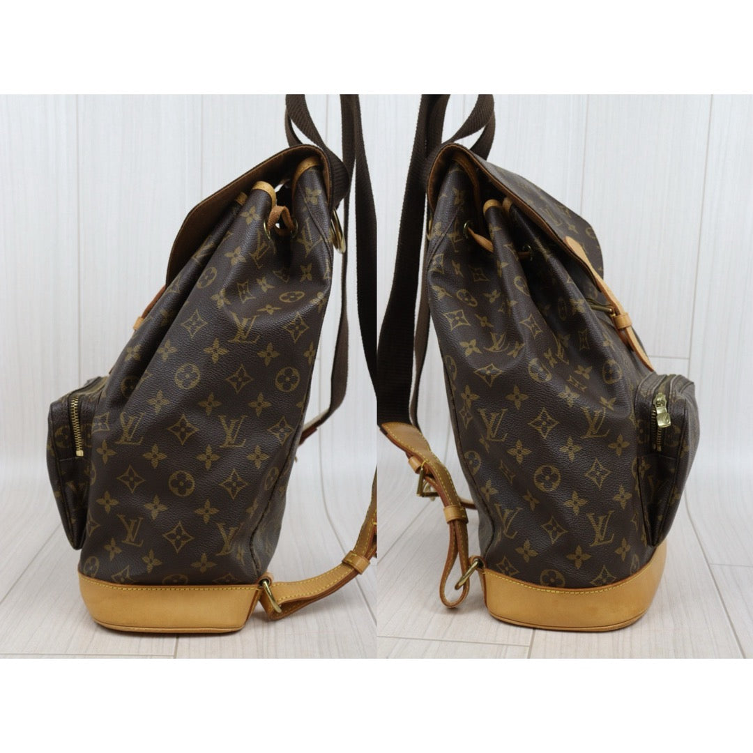Include Entrupy Certificate of Authenticity｜Good ( Rank AB)｜ Louis Vuitton Monogram Montsouris GM Backpack｜26011404