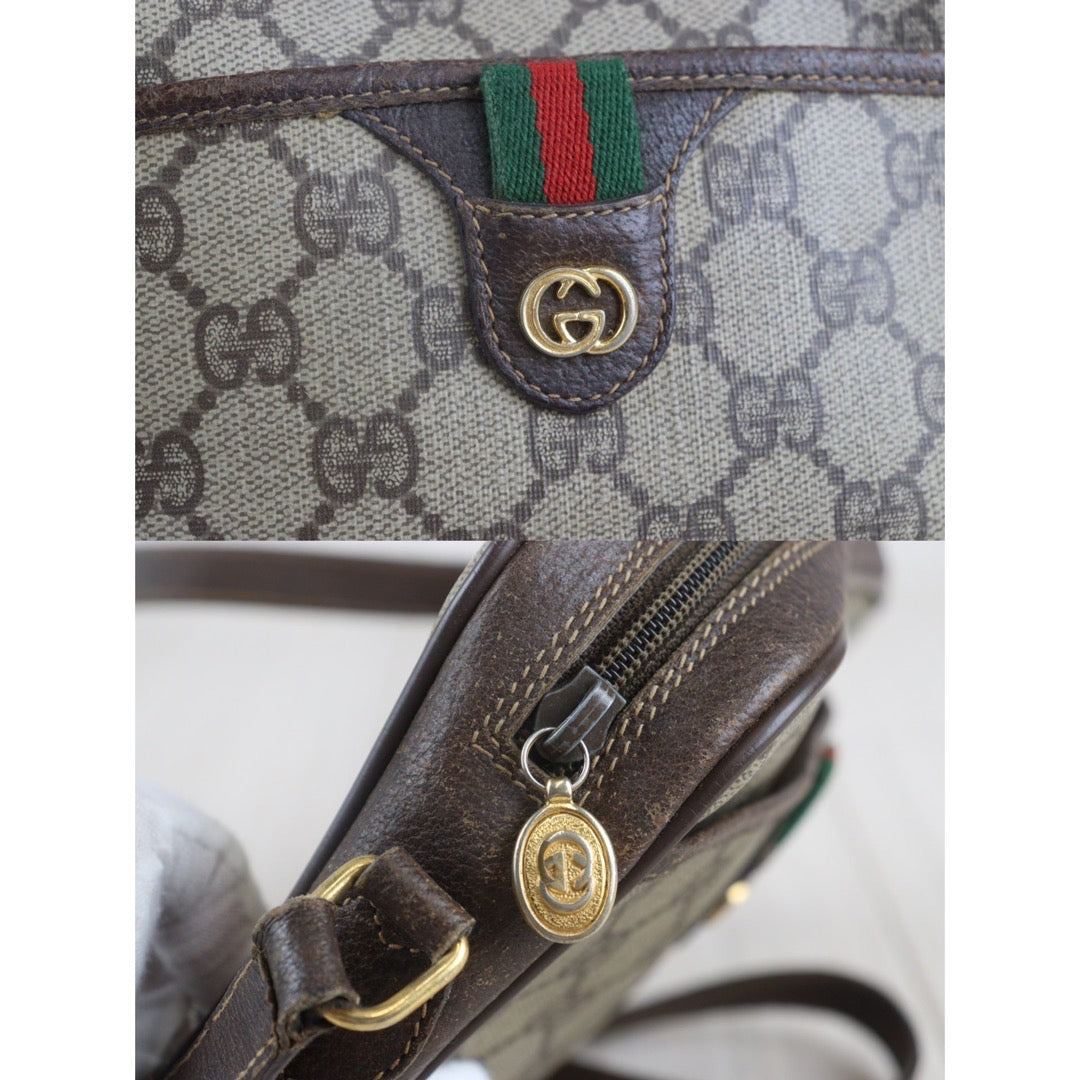 Rank AB ｜ GUCCI Vintage GG Campus Camera Shoulder Bag ｜23060608
