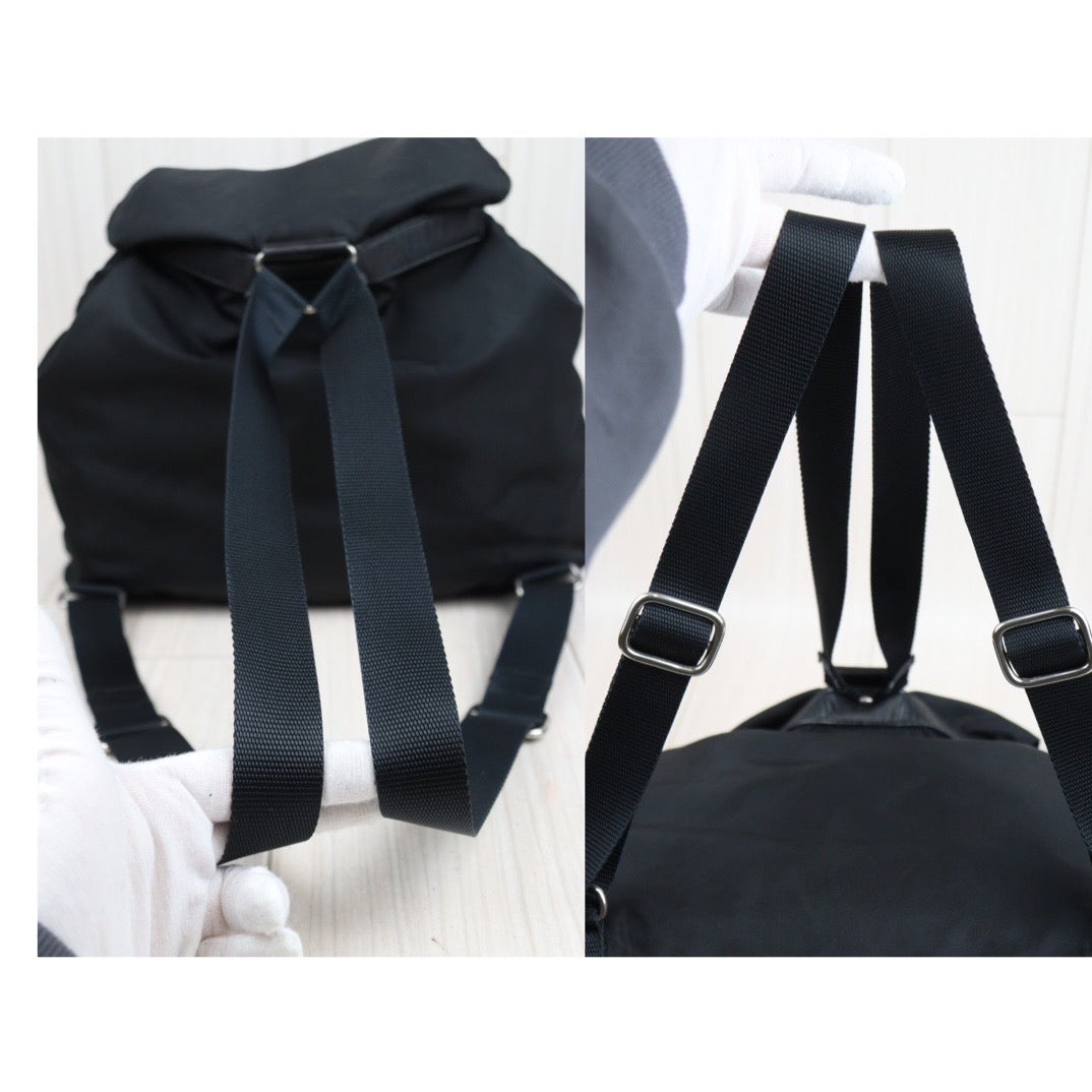 Rank AB｜Prada Nylon Backpack Medium Black｜V23110922