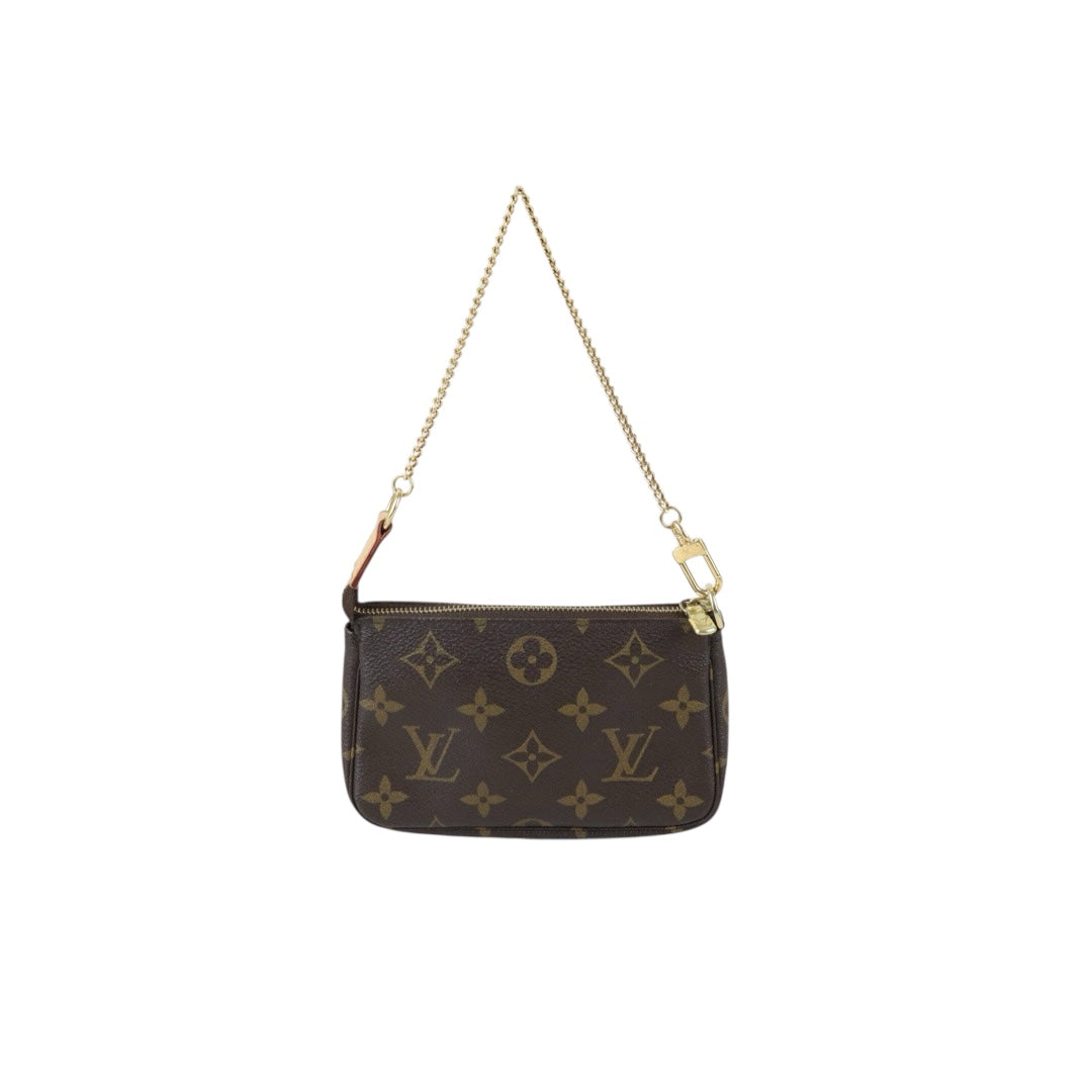 Include Entrupy Certificate of Authenticity｜Very Good ( Rank A) ｜ Louis Vuitton Monogram Mini Pochette Accessoire｜X26051711