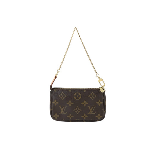 Include Entrupy Certificate of Authenticity｜Very Good ( Rank A) ｜ Louis Vuitton Monogram Mini Pochette Accessoire｜X26051711