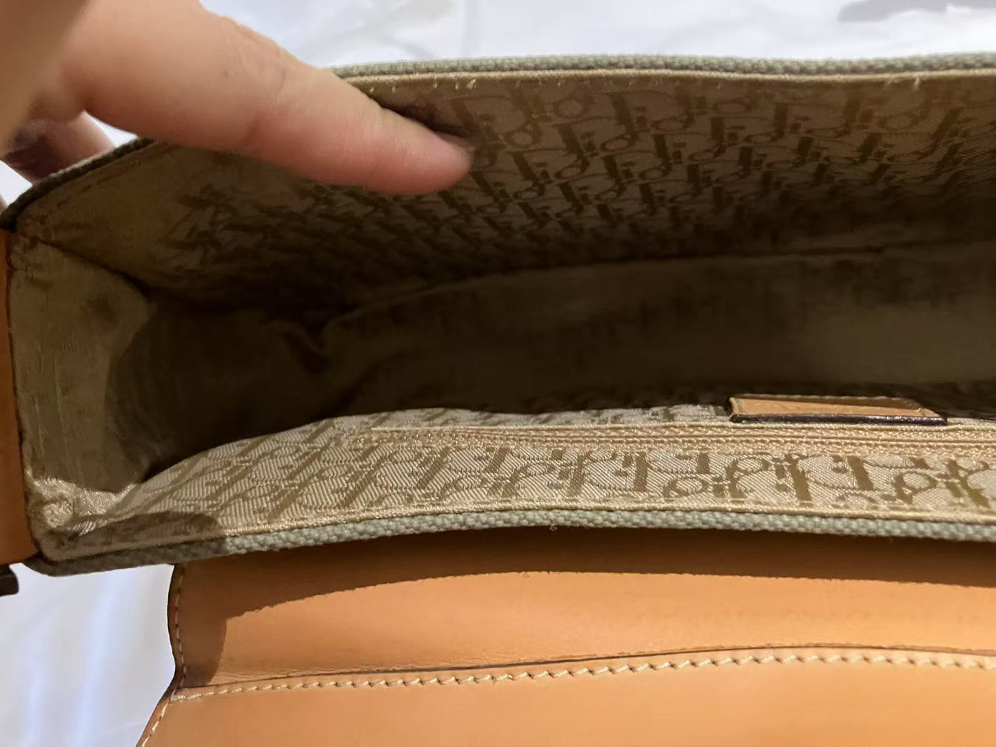 Dior Punk Canvas Shoulder Bag