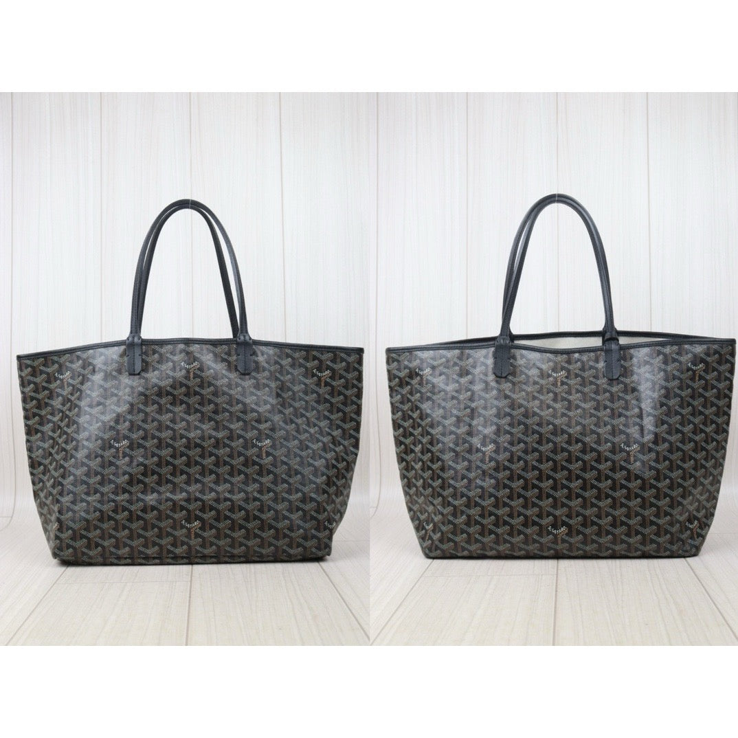 Very Good ( Rank A) ｜ Goyard Saint-Louis PM Tote Bag Black｜S24092814