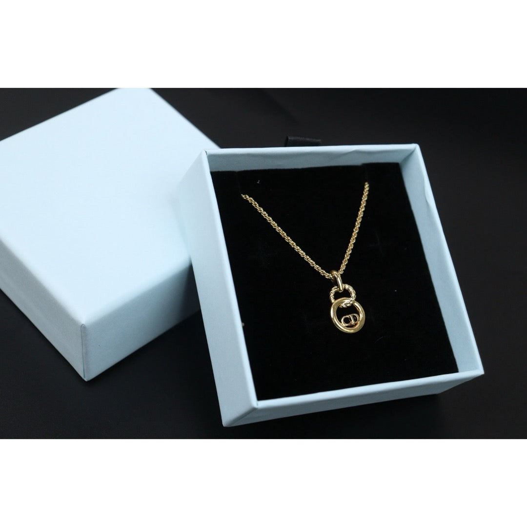 Very Good ( Rank A) ｜ Dior CD Necklace Gold Plated ｜V25070308
