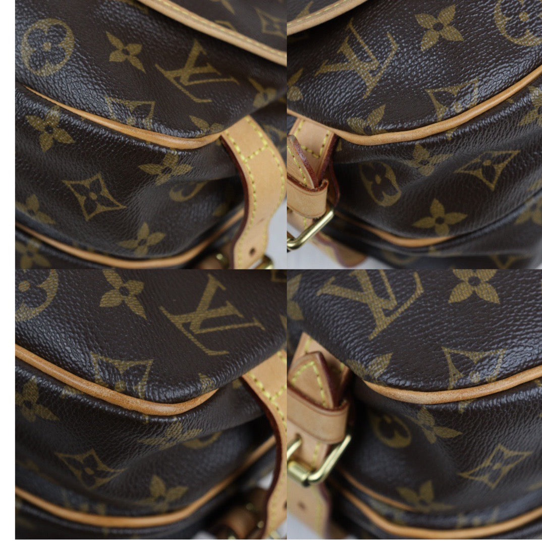 Rank AB ｜ LV Monogram Saumur MM Shoulder Bag｜23121409